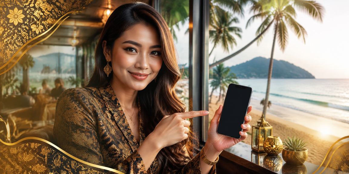 Ahli VIP 85tube dari Langkawi menerima bonus eksklusif dengan motif batik tempatan